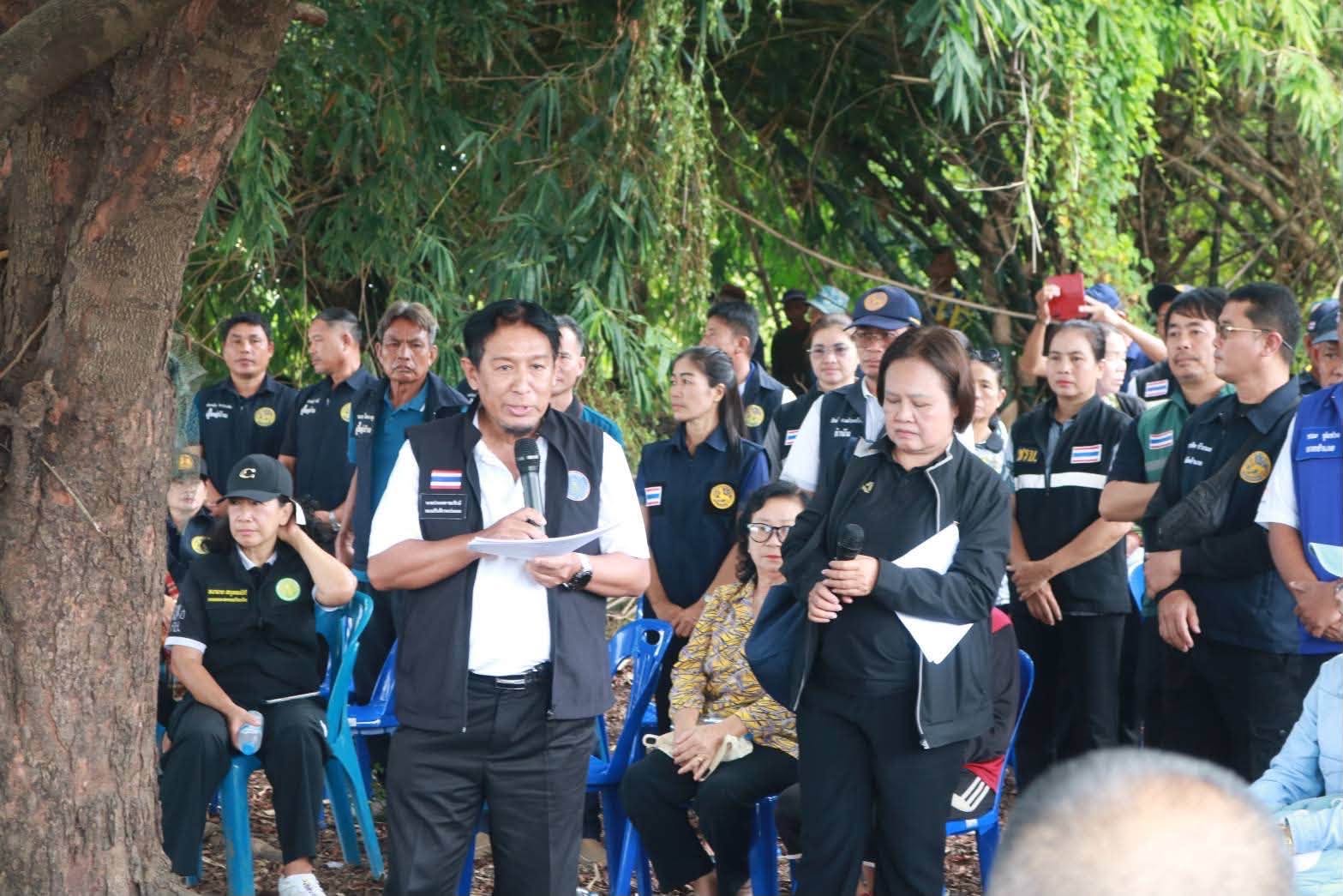title - ส.ป.ก.กาฬสินธุ์ ร่วมกับ ส.ป.ก. ลงพื้นที่จังหวัดกาฬสินธุ์ ในการลงพื้นที่ของนายวัชระพล ขาวขำ รัฐมนตรีช่วยว่าการกระทรวงเกษตรและสหกรณ์ พร้อมคณะ เพื่อติดตามสถานการณ์และตรวจสอบการตรวจพบของปลาหมอคางดำในพื้นที่เขื่อนลำปาว จังหวัดกาฬสินธุ์
